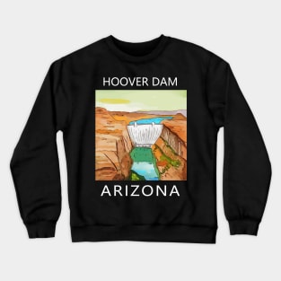 Hoover Dam Arizona Crewneck Sweatshirt